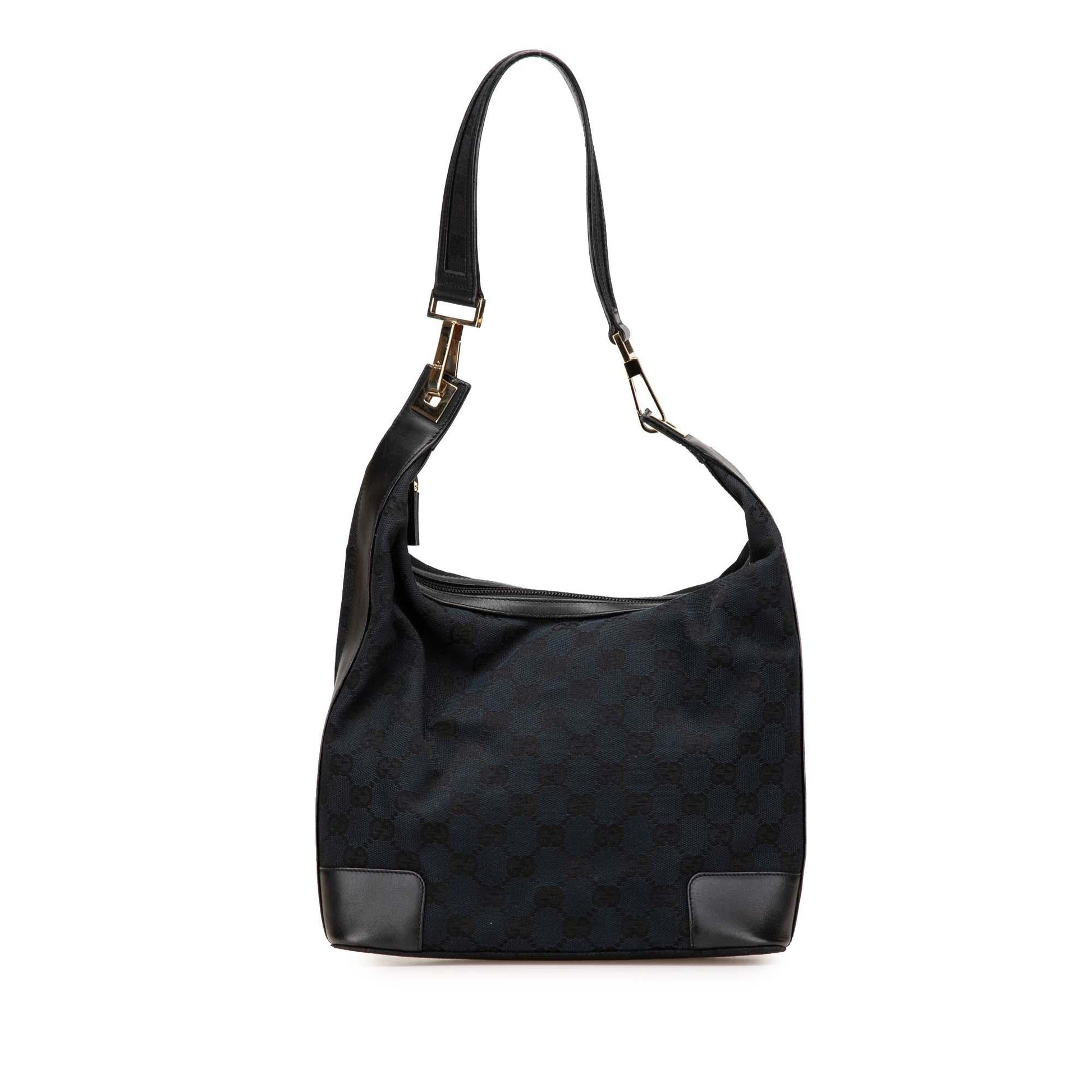 Gucci GG Canvas Blue Shoulder Bag