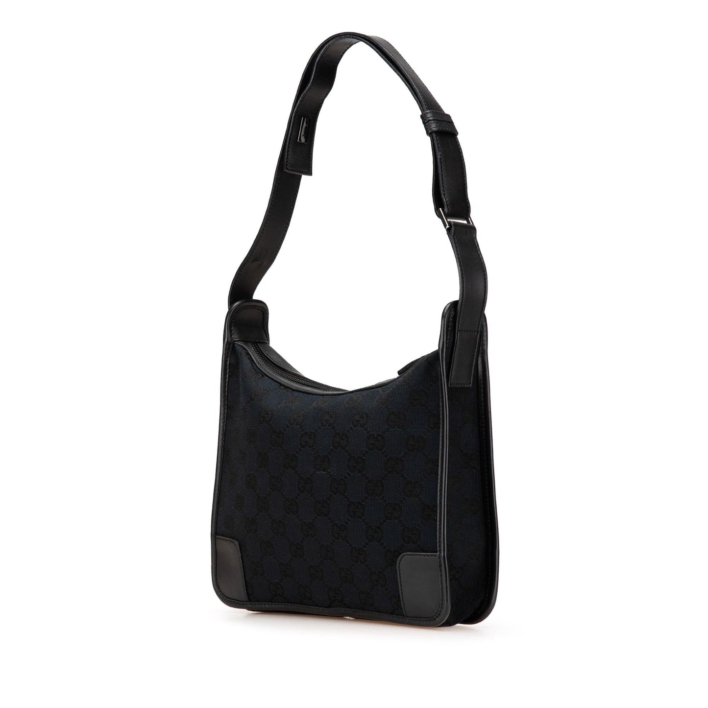 Gucci GG Canvas Blue Shoulder Bag Bag 10
