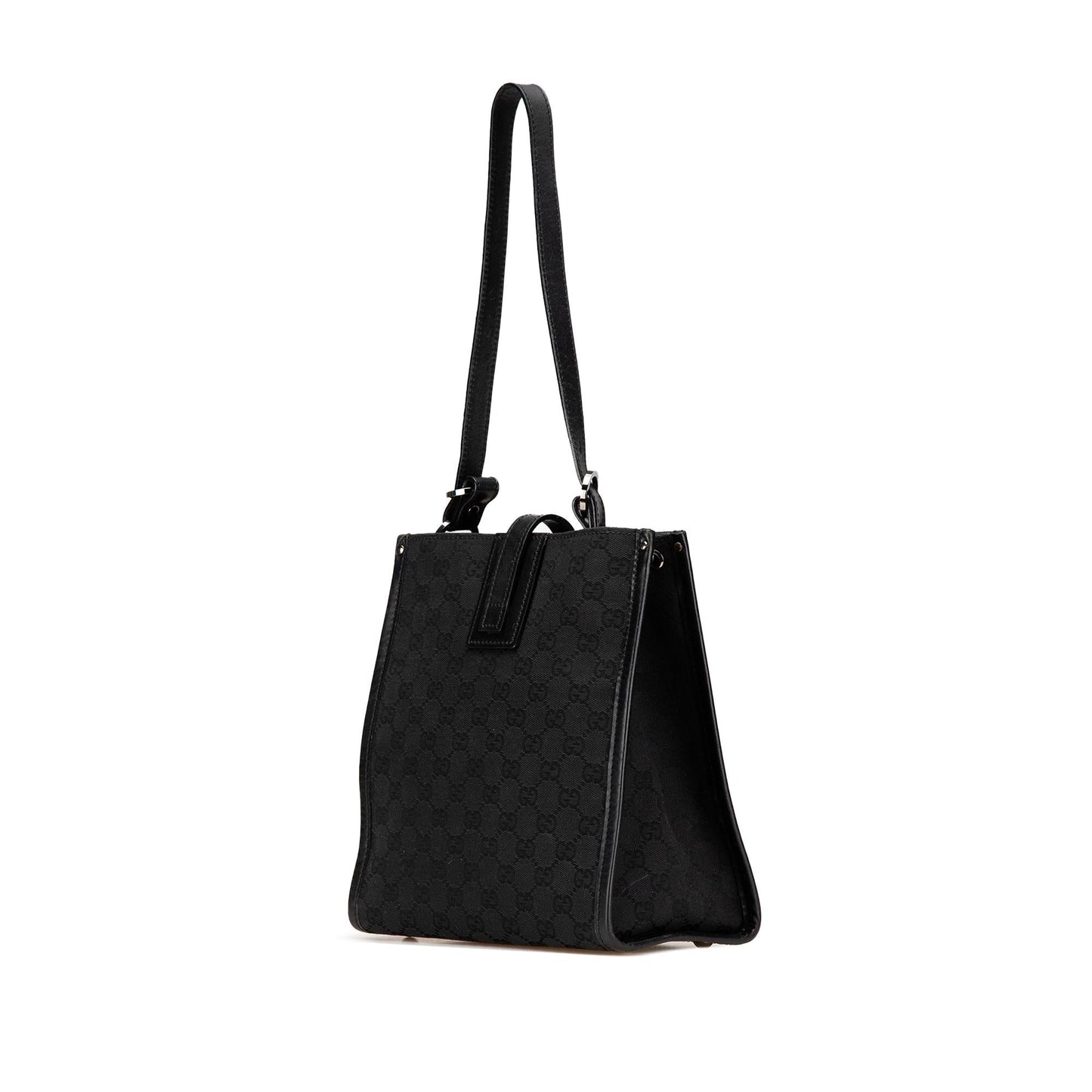 Gucci GG Canvas Black Shoulder Bag Bag 13