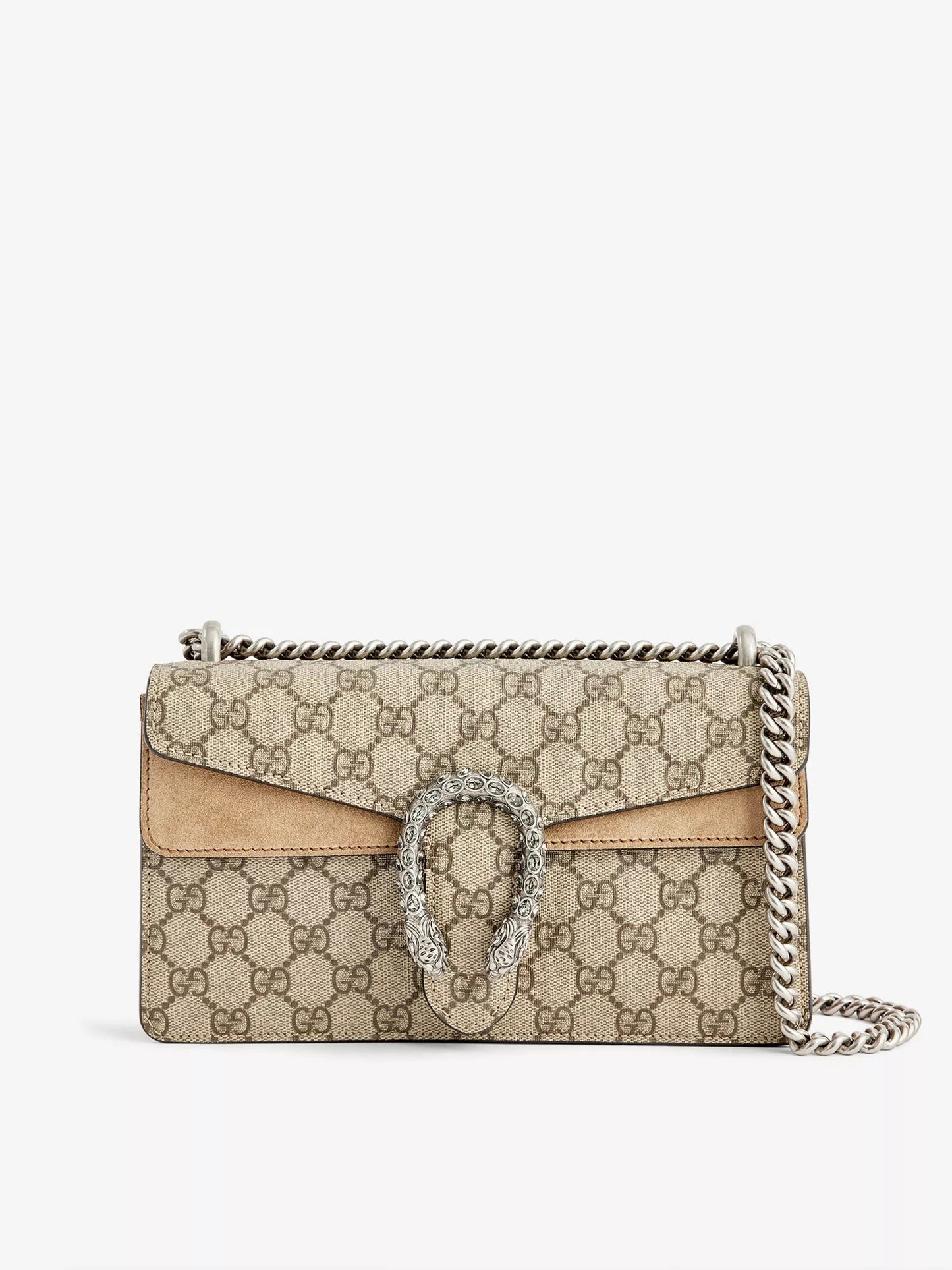 Gucci GG SUPREME DIONYSUS TRIM Suede Small Shoulder Bag