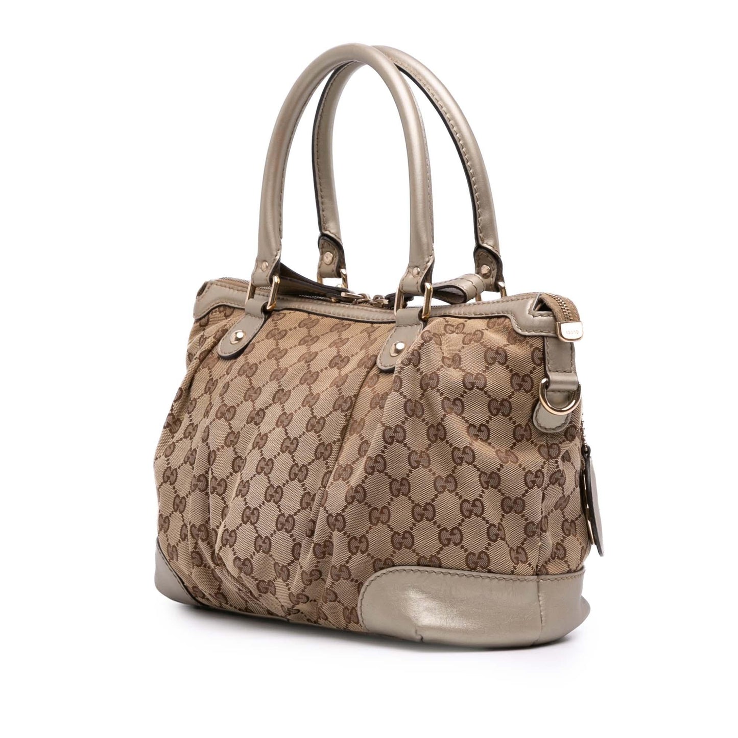 Gucci GG Sukey Canvas Travel Bag Satchel 17