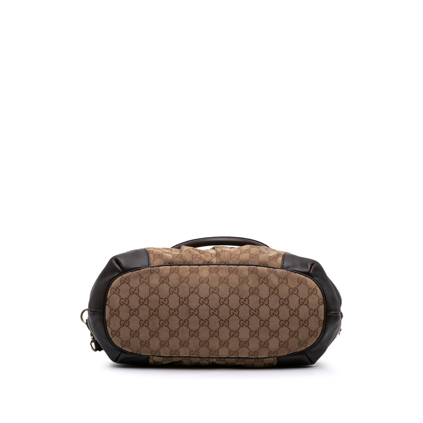 Gucci GG Sukey Canvas Travel Bag Satchel 26