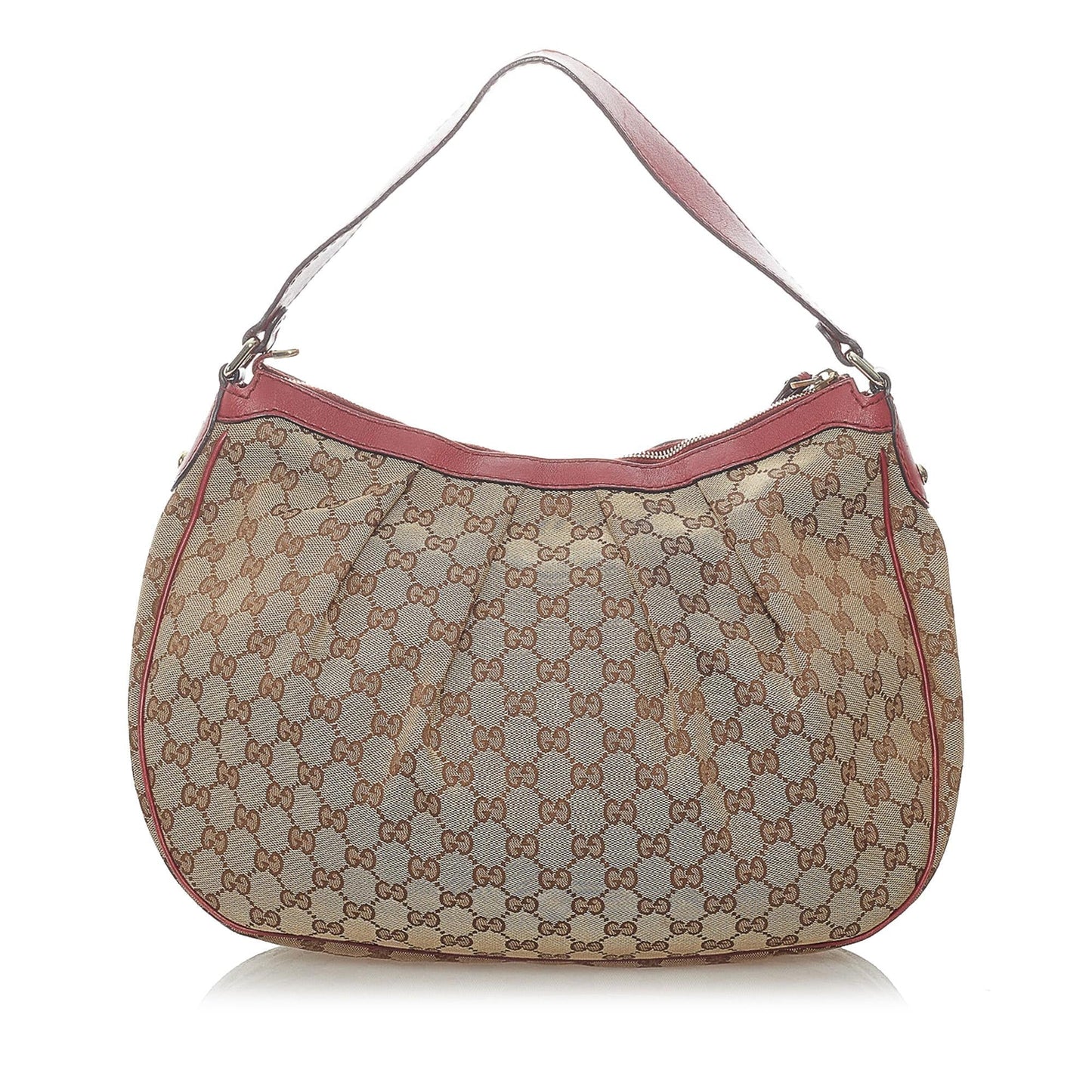 Gucci GG Sukey SHG Canvas Brown Red Shoulder Bag