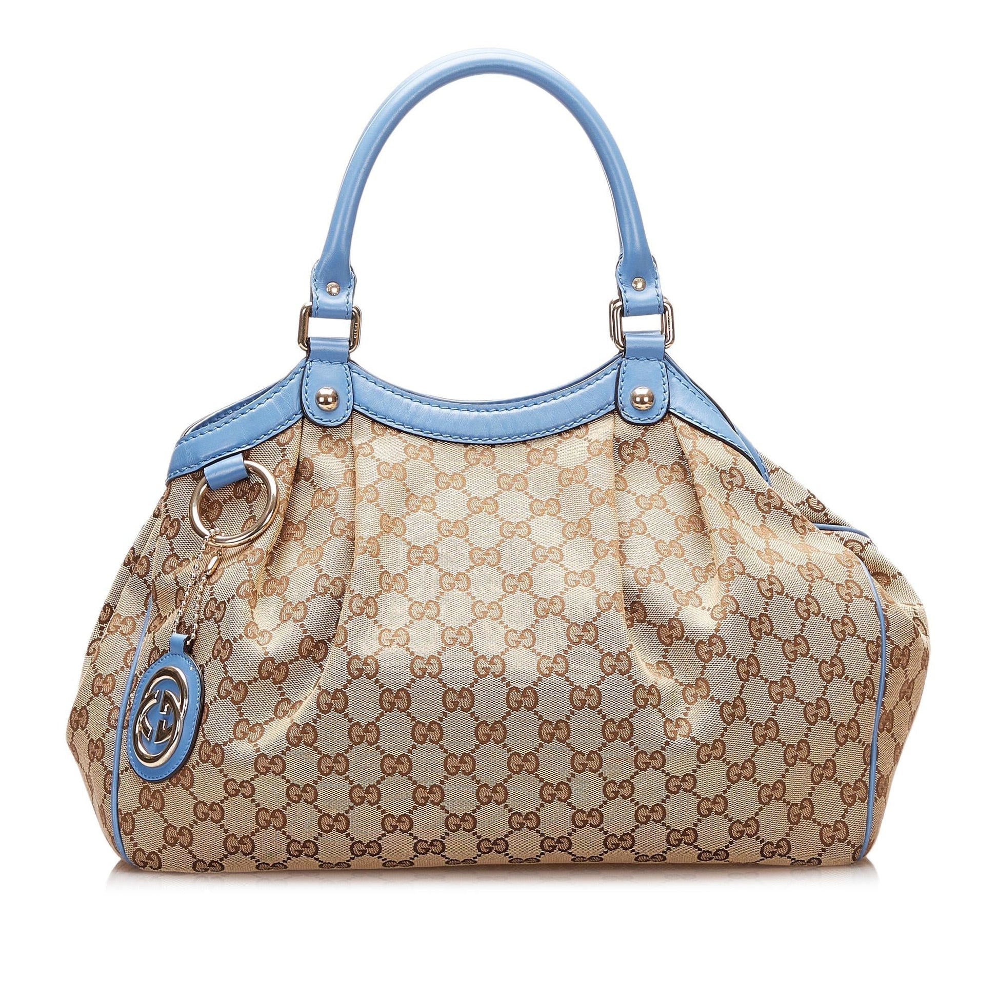 Gucci GG Sukey SHG Canvas Brown Tote Bag