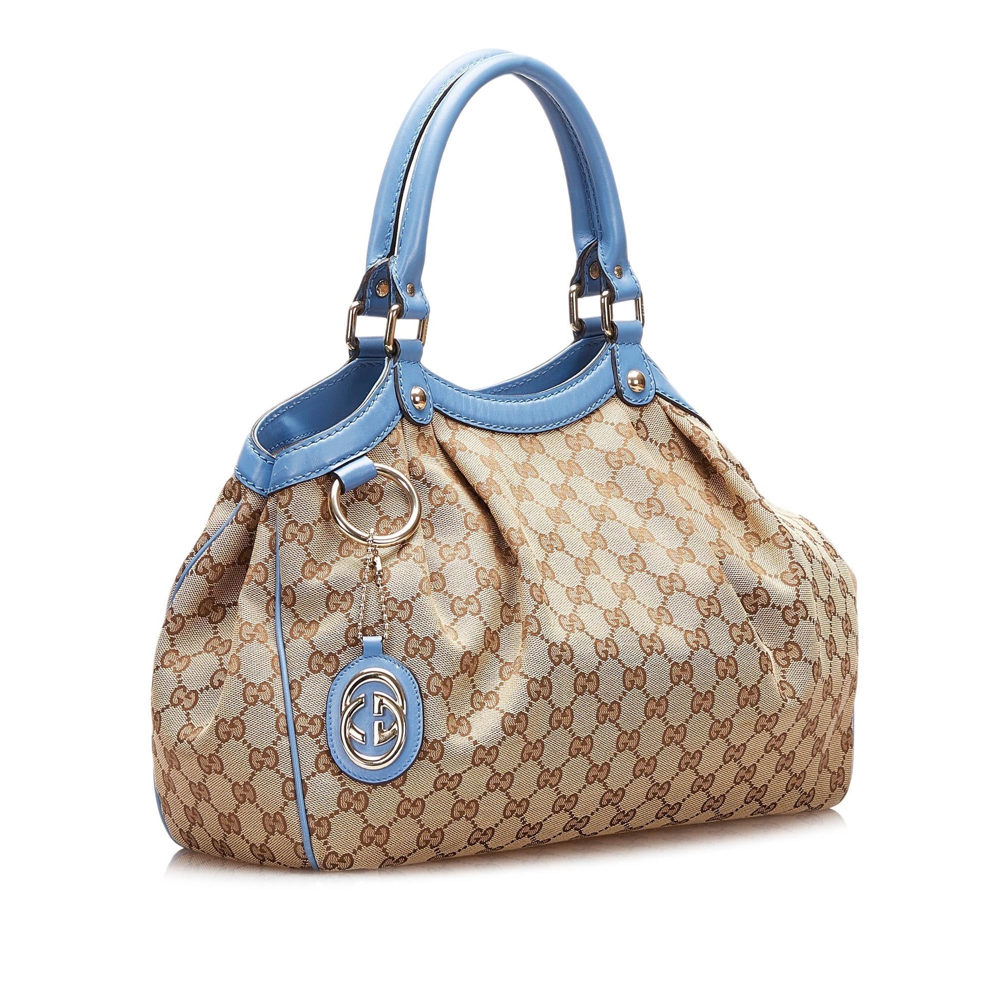 Gucci GG Sukey SHG Canvas Brown Tote Bag