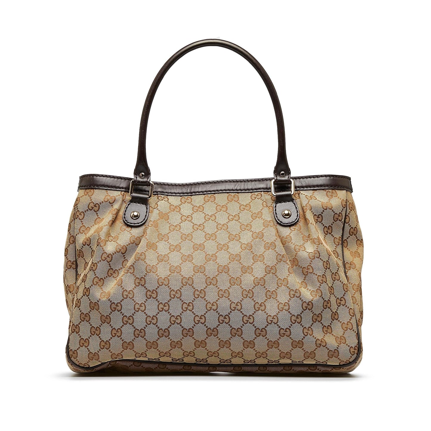 Gucci GG Sukey SHG-ifpulK Canvas Brown Tote Bag
