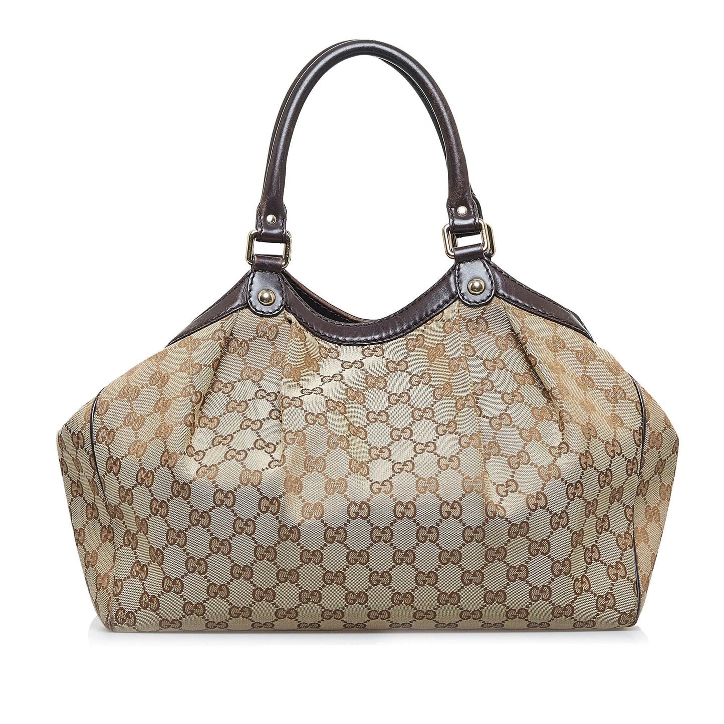 Gucci GG Sukey SHG-pqL1Sc Canvas Brown Tote Bag