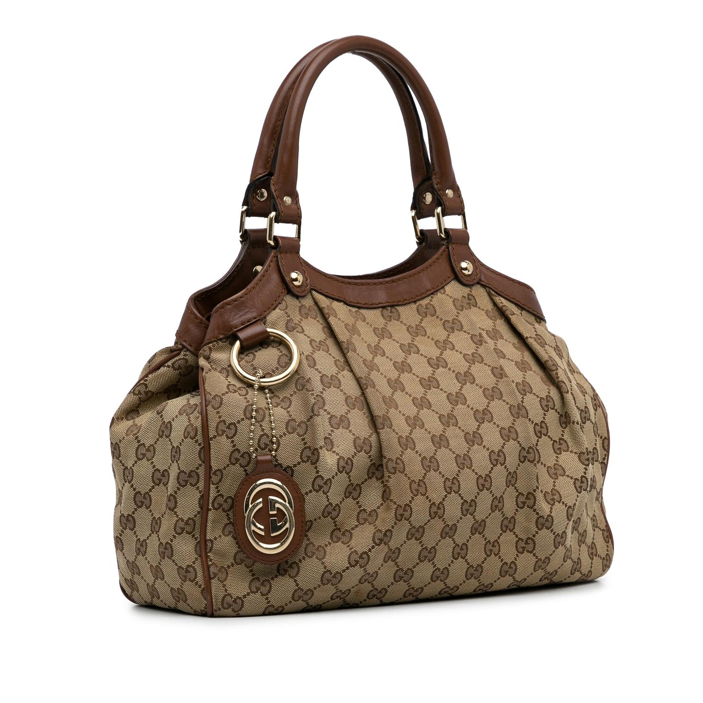 Gucci GG Sukey SHG-hTkVEe Canvas Brown Tote Bag