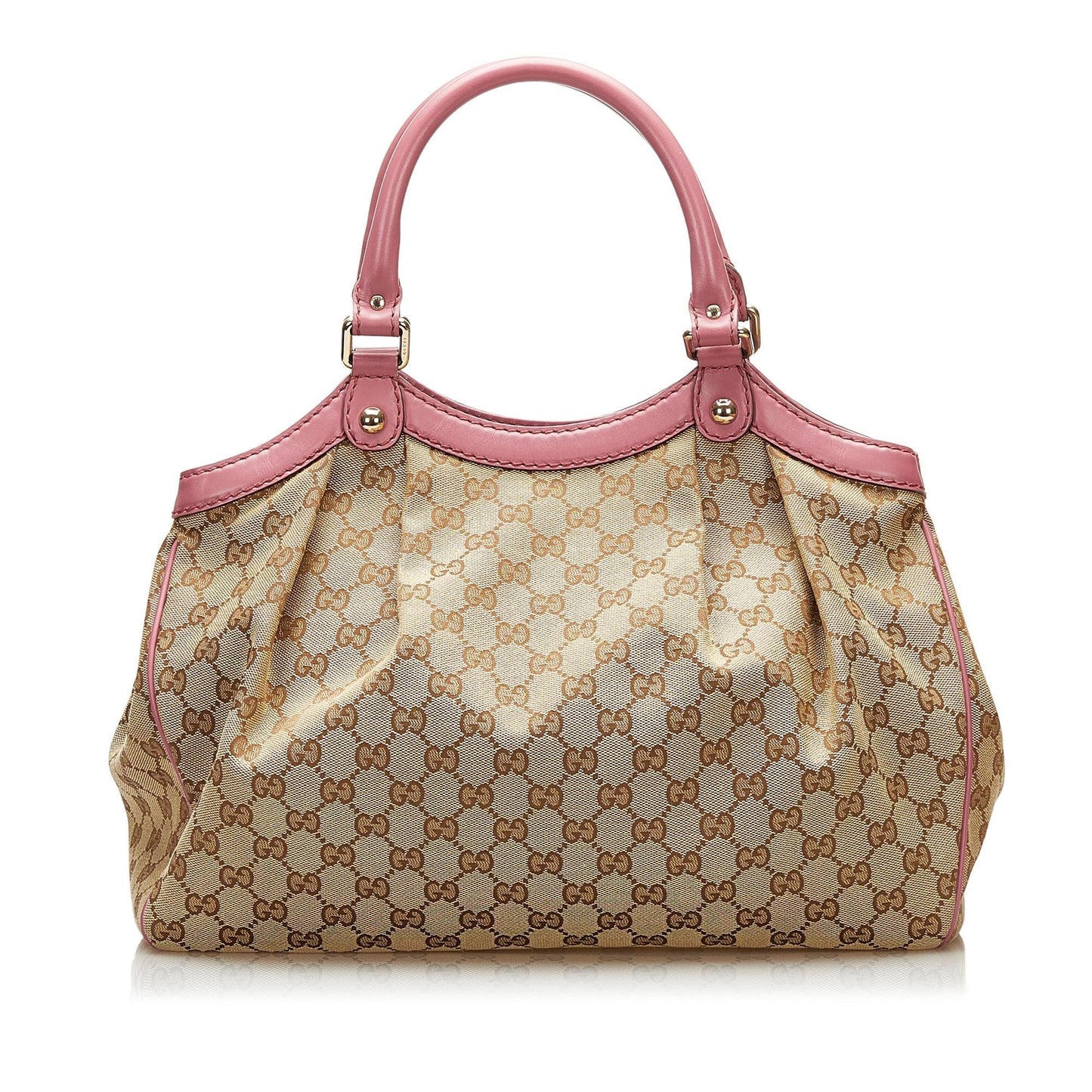 Gucci GG Sukey SHG Canvas Brown Shoulder Bag