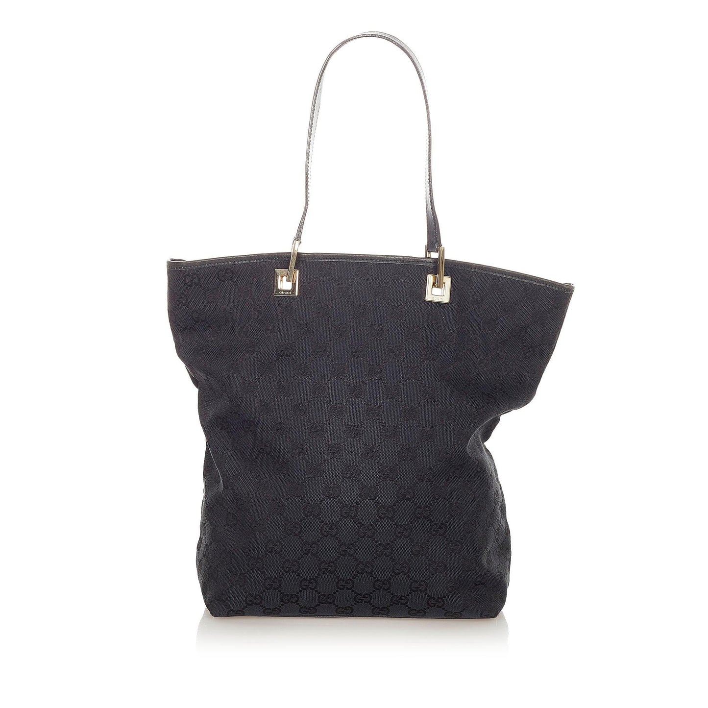 Gucci GG SHG Canvas Black Tote Bag 17