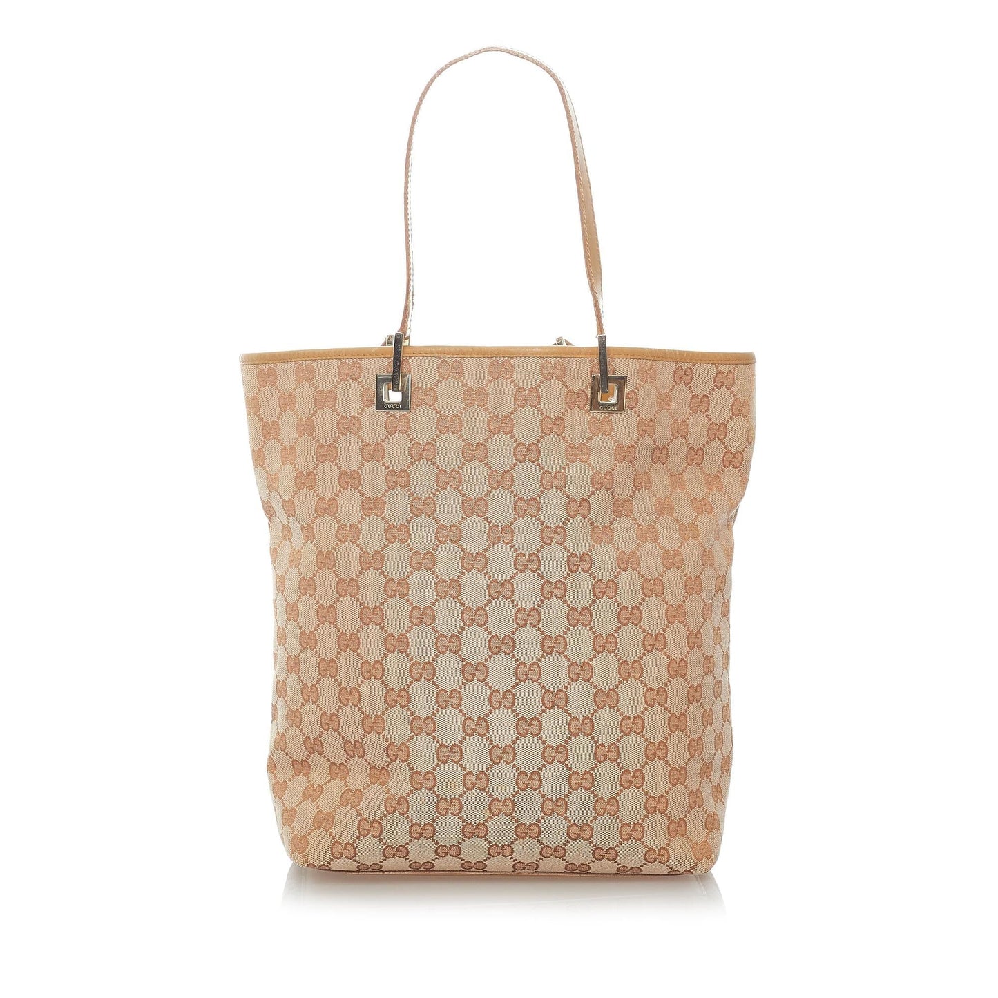 Gucci GG SHG Canvas Brown Tote Bag 33