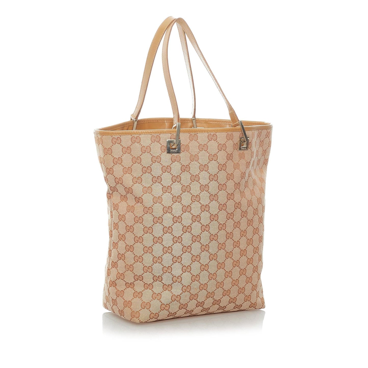 Gucci GG SHG Canvas Brown Tote Bag 33