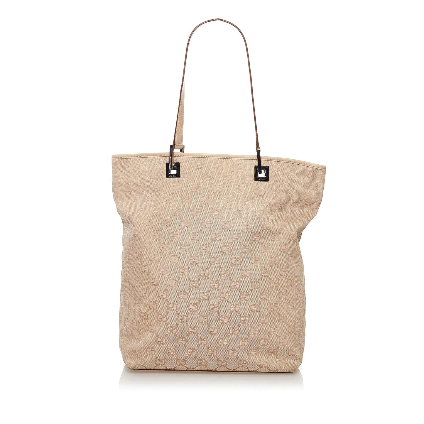 Gucci GG SHG Canvas Brown Tote Bag 37