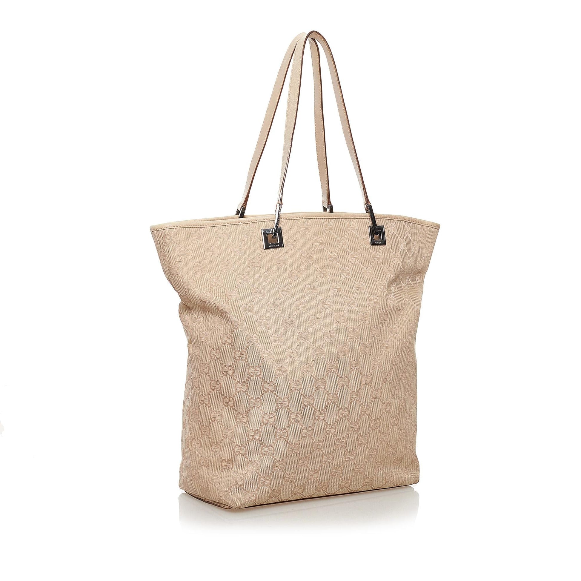 Gucci GG SHG Canvas Brown Tote Bag 37