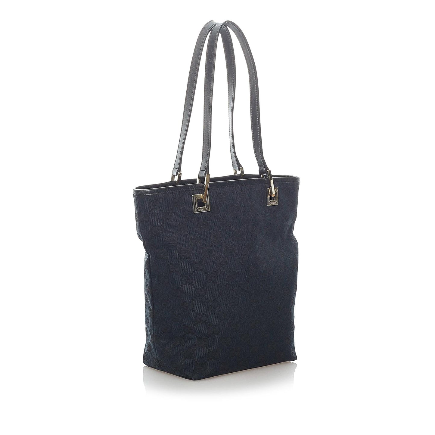 Gucci GG SHG Canvas Black Tote Bag 21
