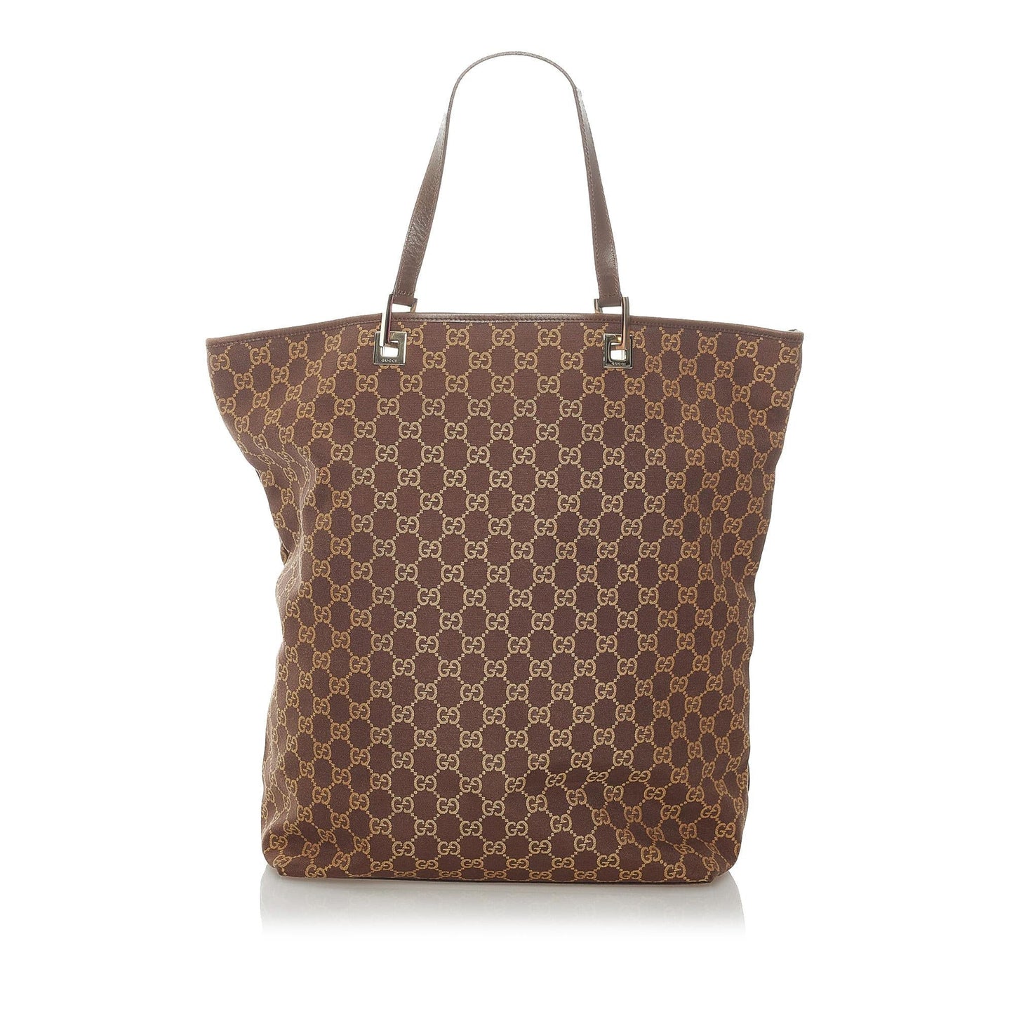 Gucci GG SHG Canvas Brown Tote Bag 41