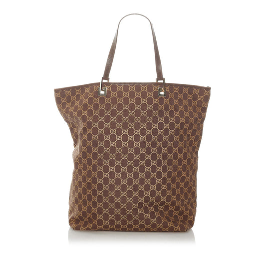 Gucci GG SHG Canvas Brown Tote Bag 41