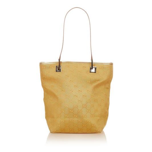 Gucci GG SHG Canvas Brown Tote Bag 44