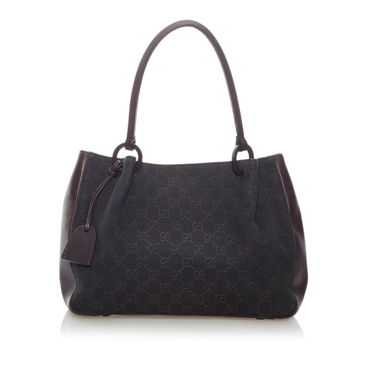 Gucci GG SHG Canvas Brown Tote Bag