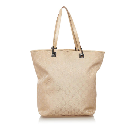 Gucci GG SHG Canvas Brown Tote Bag 45