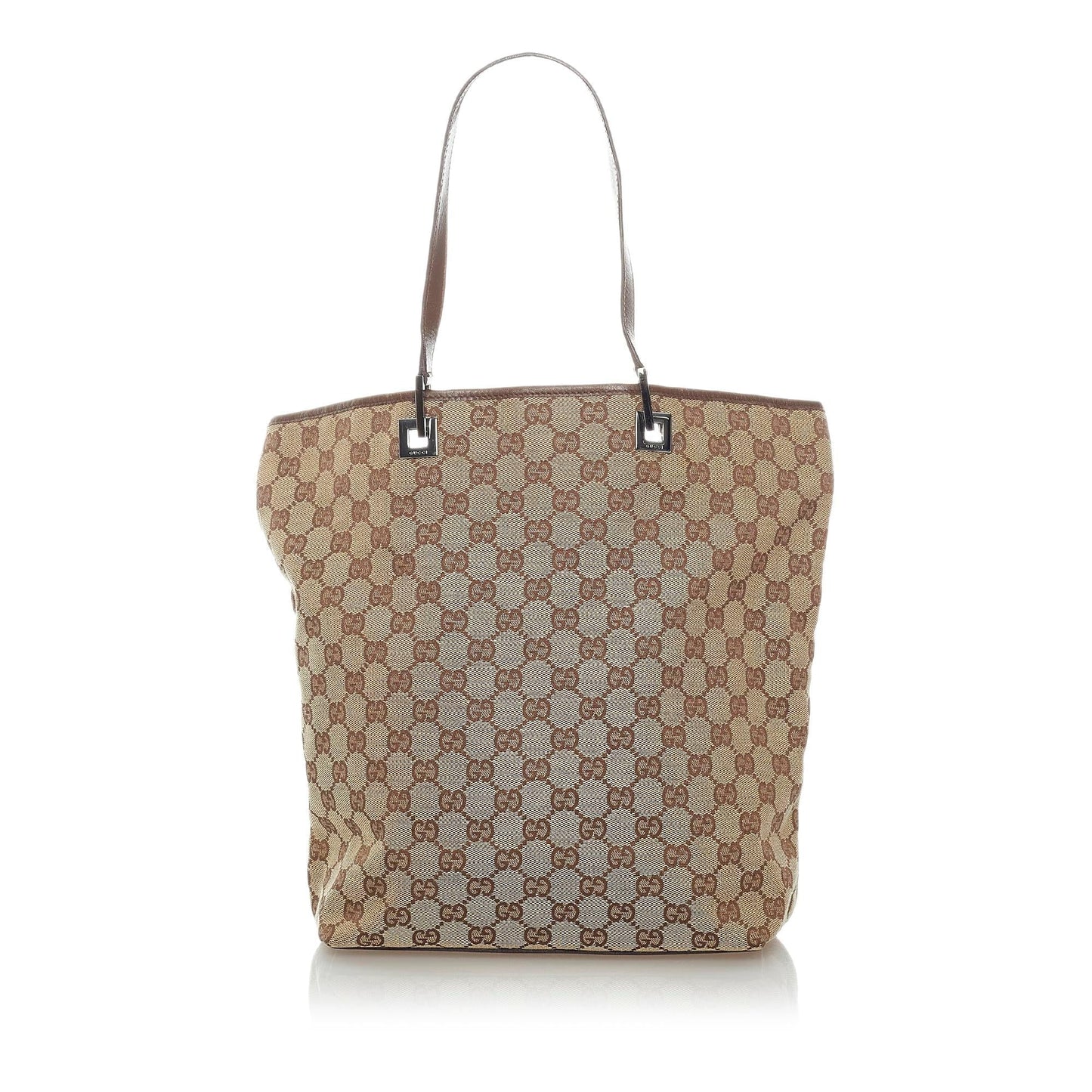 Gucci GG SHG Canvas Brown Tote Bag 3
