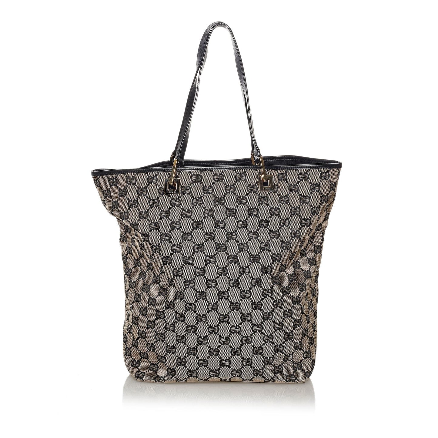 Gucci GG SHG Canvas Grey Tote Bag