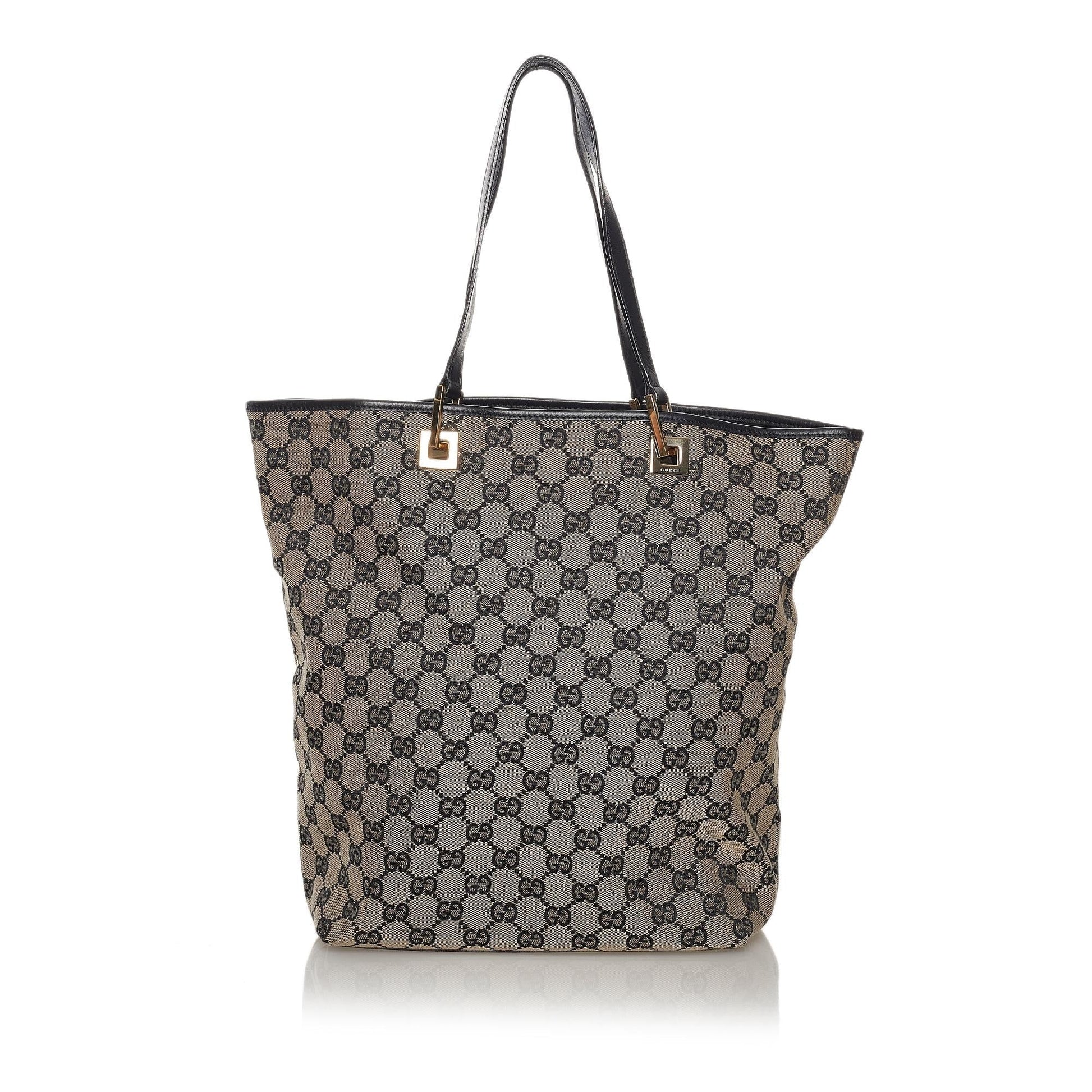 Gucci GG SHG Canvas Grey Tote Bag