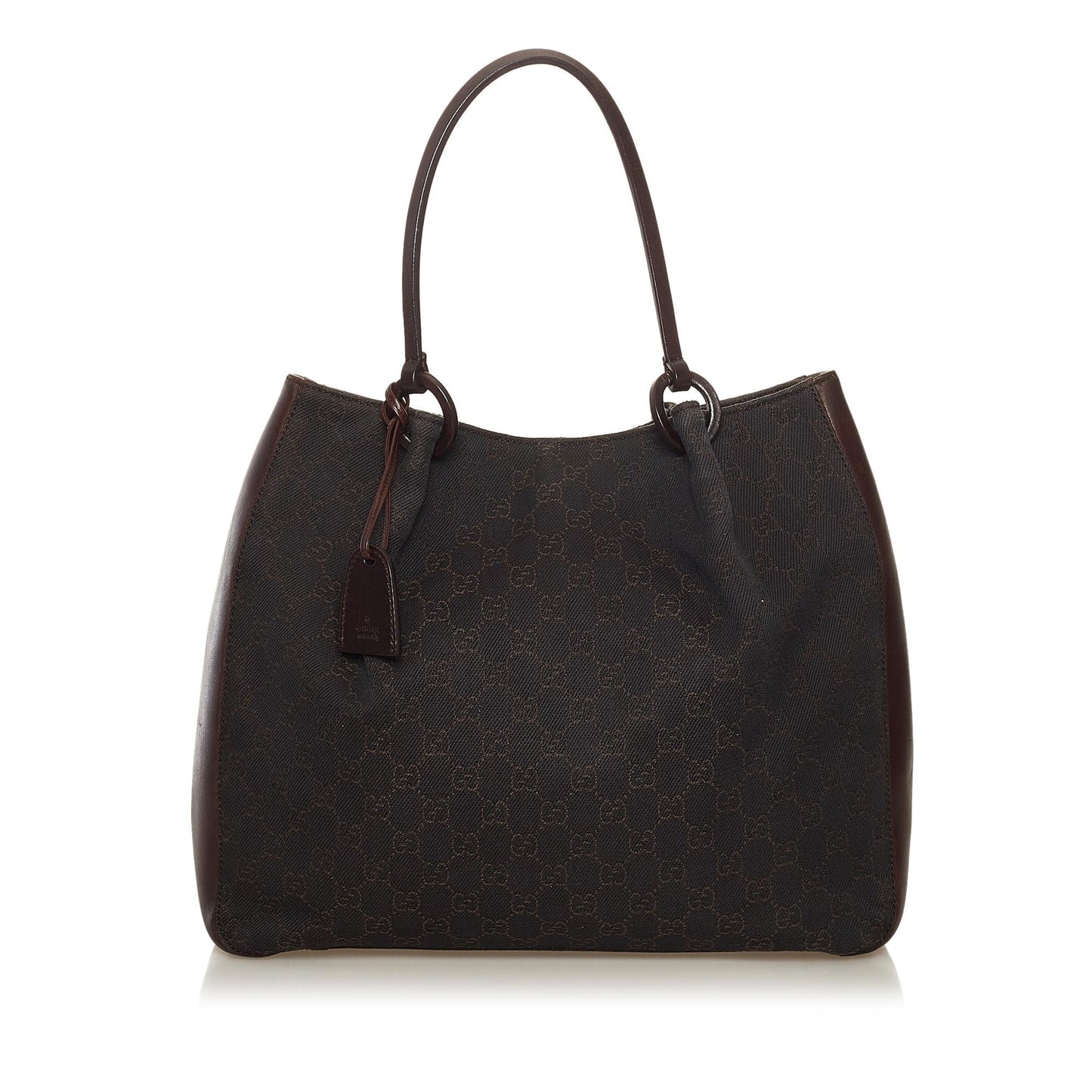 Gucci GG SHG Canvas Brown Tote Bag 12