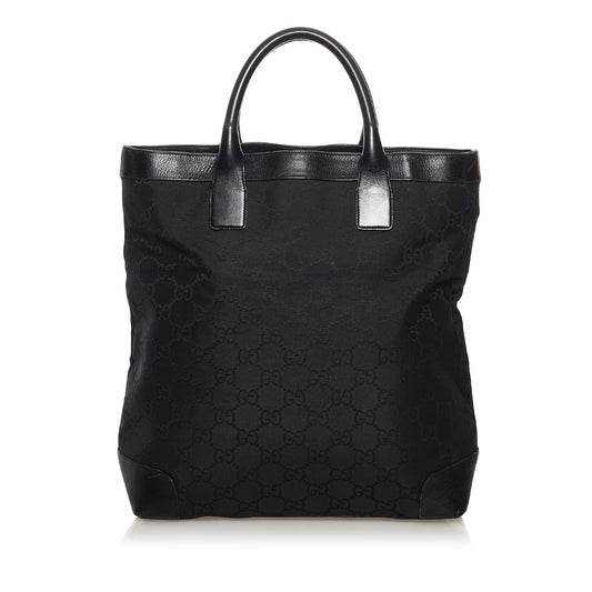 Gucci GG SHG Canvas Black Tote Bag Bag Shg