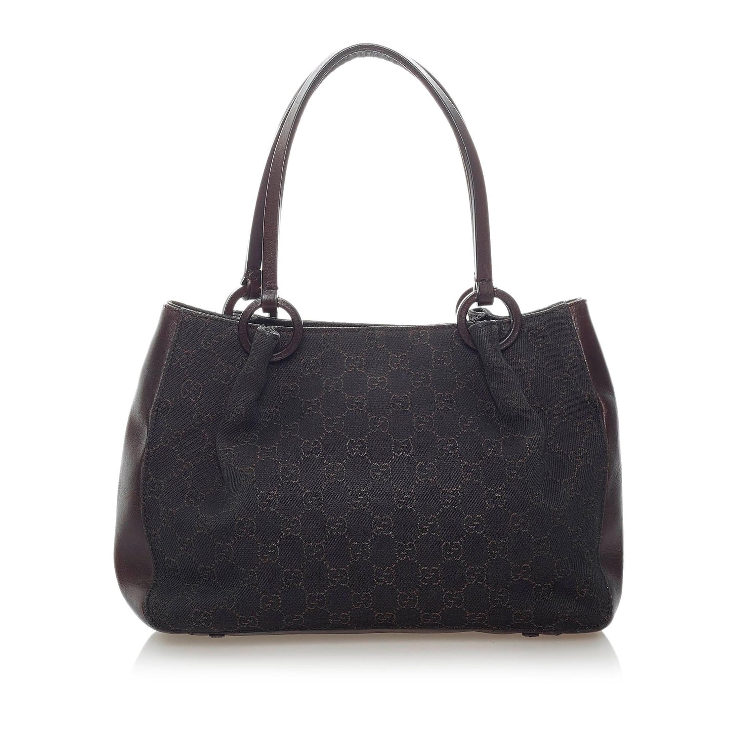Gucci GG SHG Canvas Brown Tote Bag 14