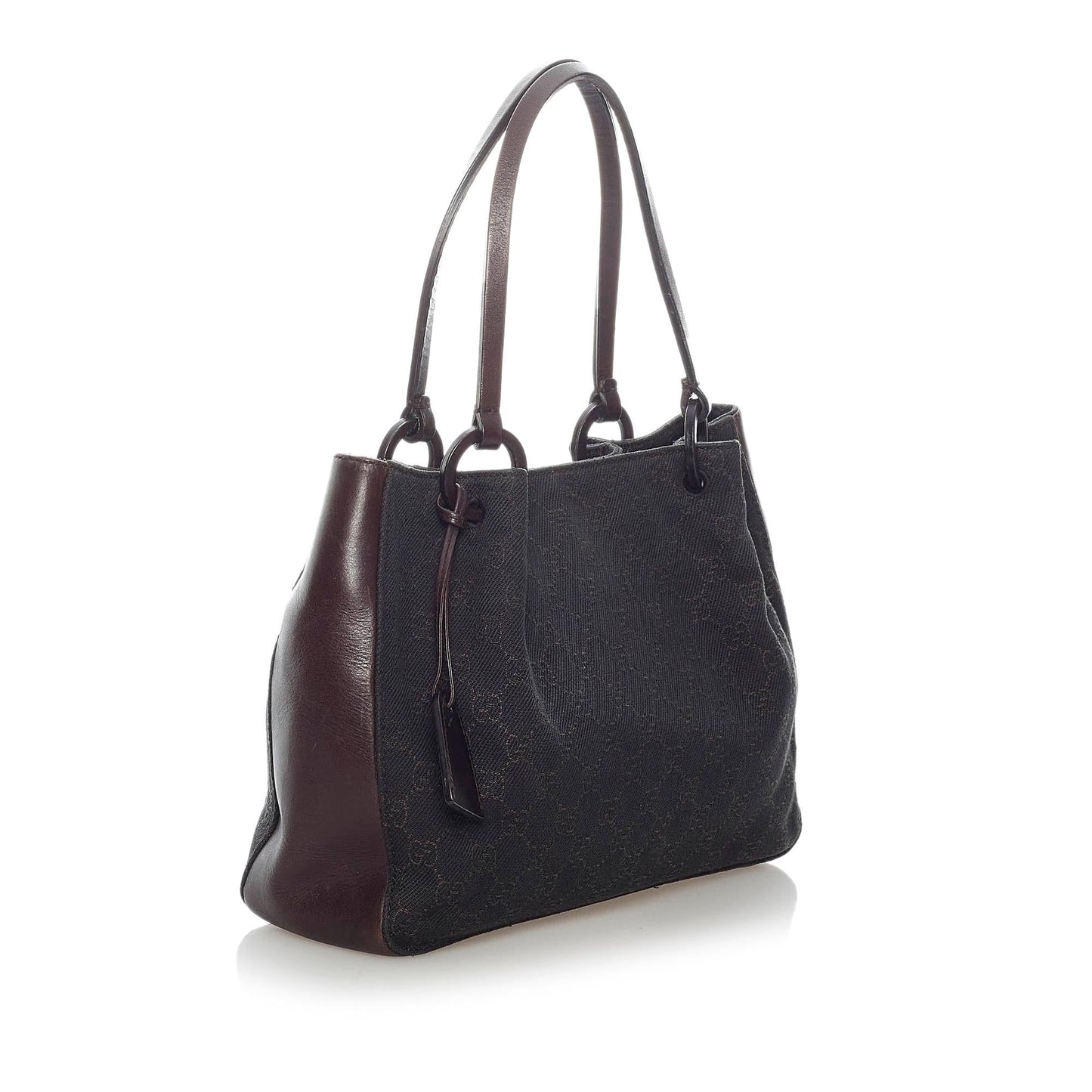 Gucci GG SHG Canvas Brown Tote Bag 14