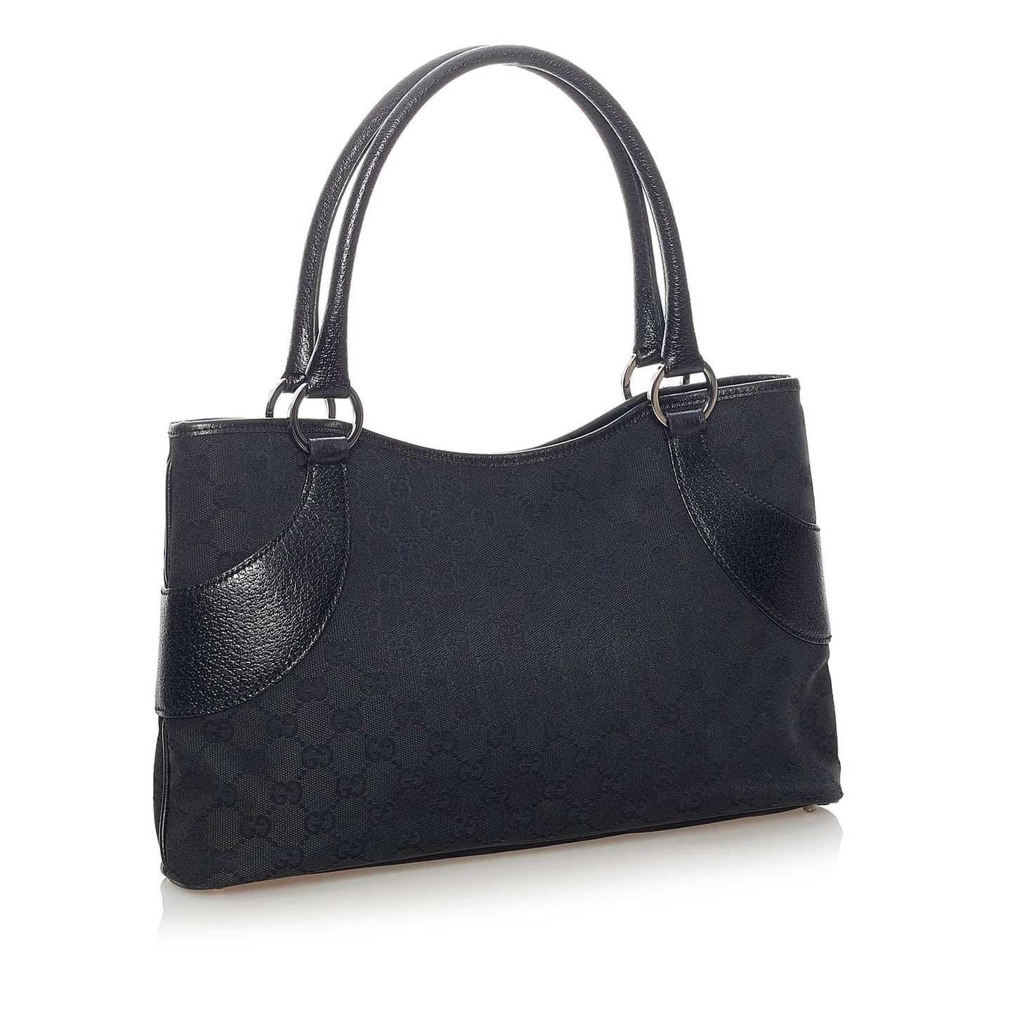 Gucci GG SHG Canvas Black Tote Bag 3