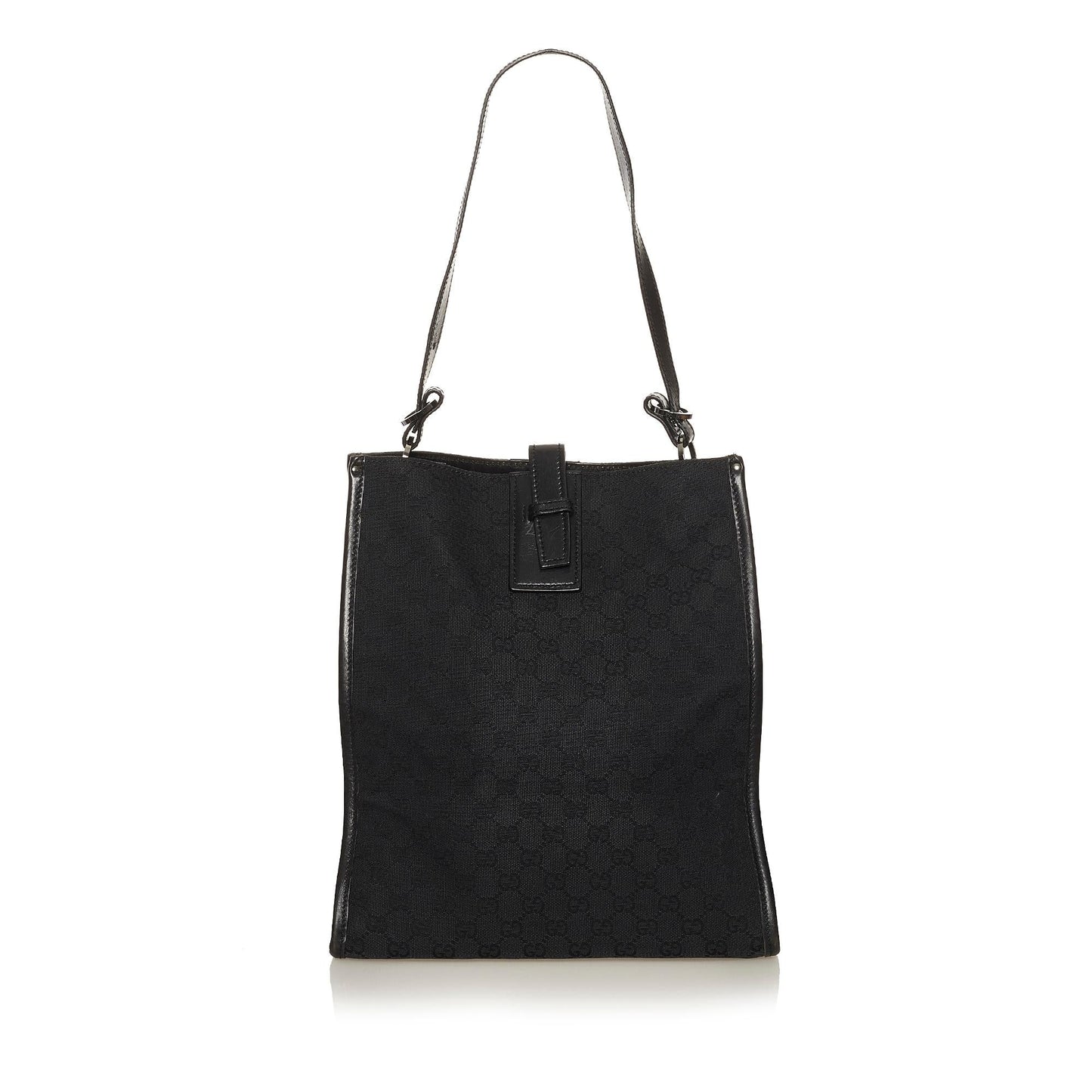 Gucci GG SHG Canvas Black Tote Bag 7