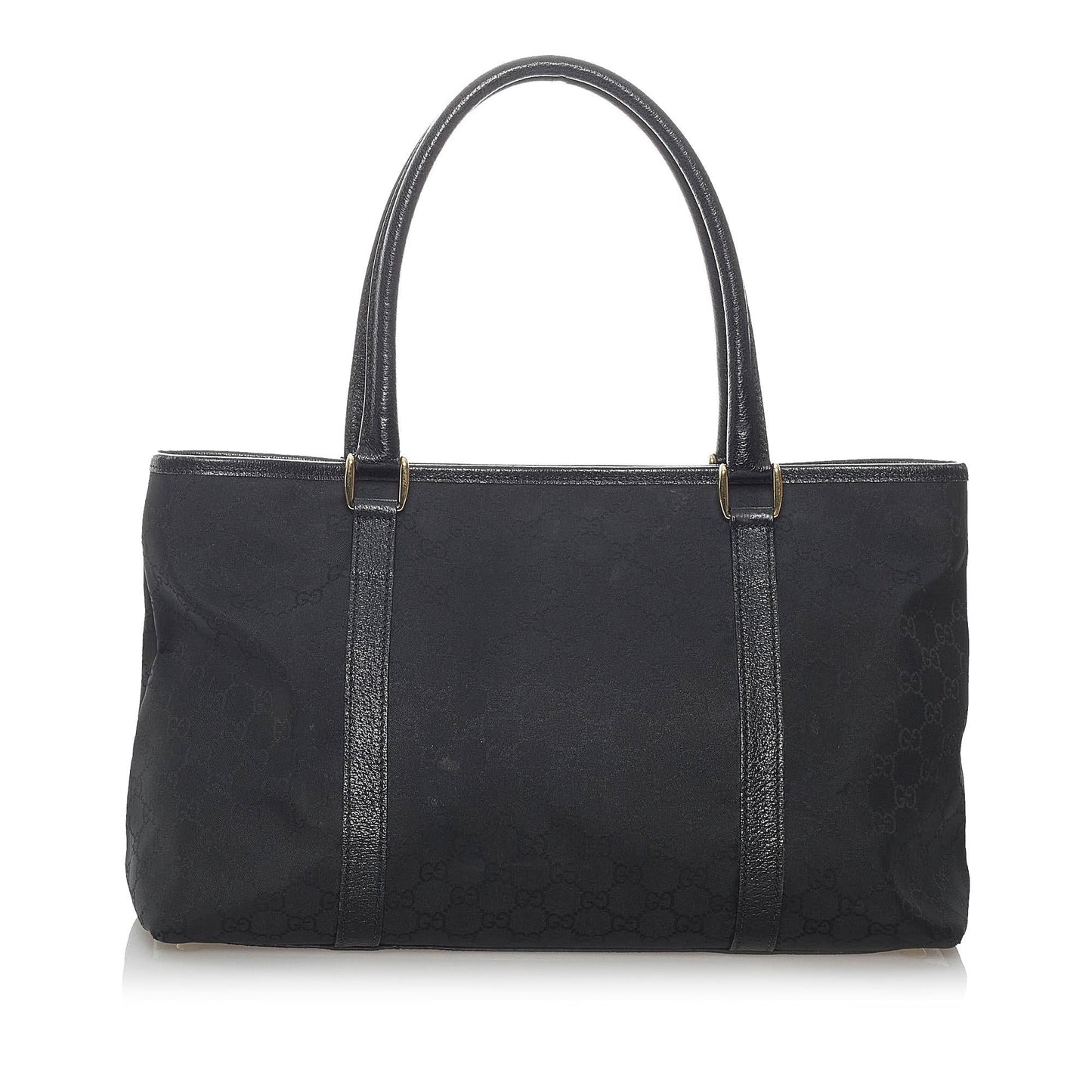 Gucci GG SHG Canvas Black Tote Bag 12