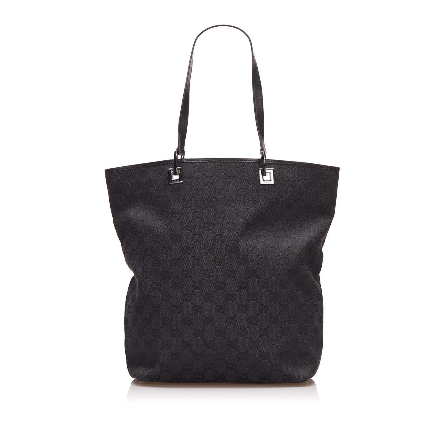 Gucci GG SHG-687KMJ Canvas Black Tote Bag