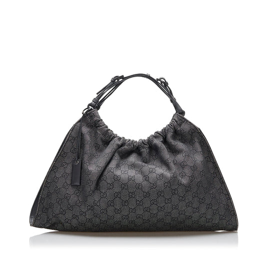Gucci GG SHG-OWEIVU Canvas Grey Tote Bag