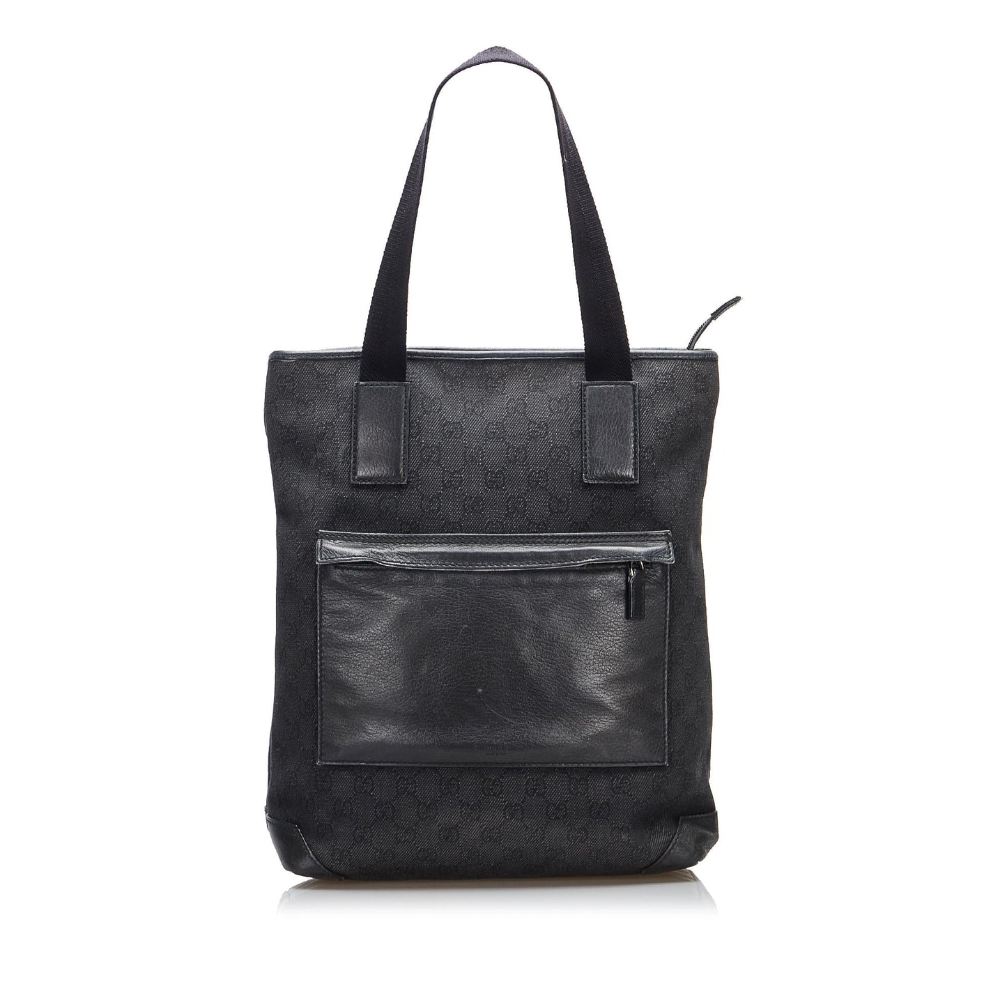 Gucci GG SHG-7Z3AqJ Canvas Black Tote Bag