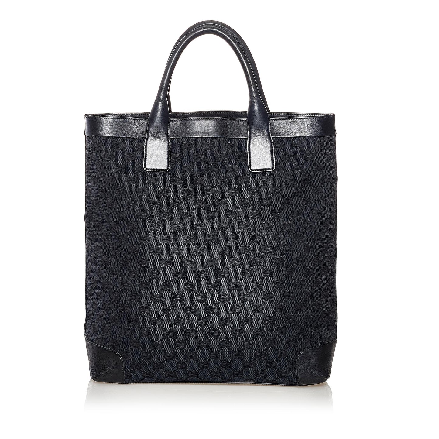 Gucci GG SHG-CHVfQA Canvas Black Tote Bag