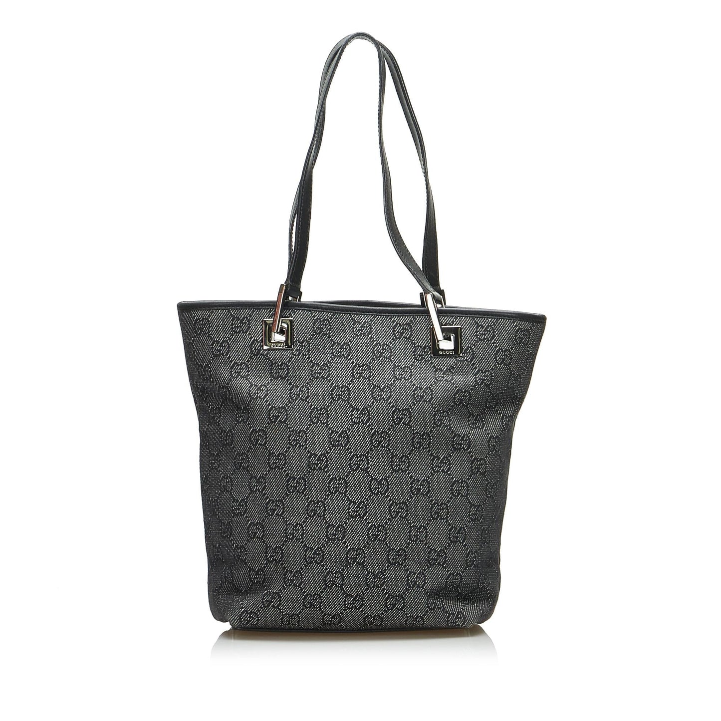 Gucci GG SHG-h7Aite Canvas Grey Tote Bag