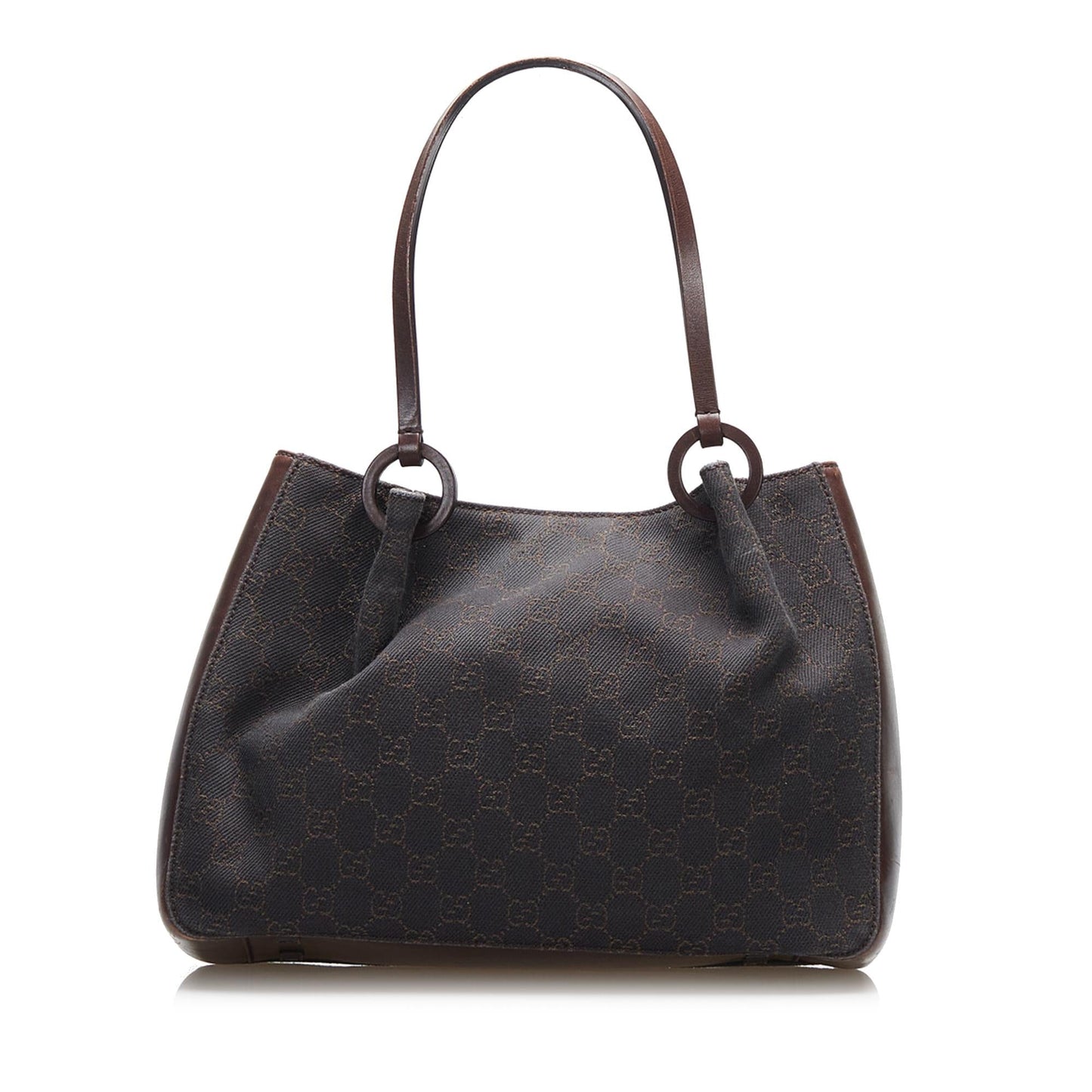 Gucci GG SHG-oSiqM2 Canvas Brown Tote Bag