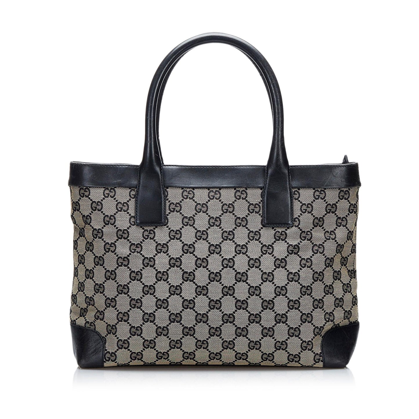 Gucci GG SHG-9mqKFI Canvas Grey Tote Bag