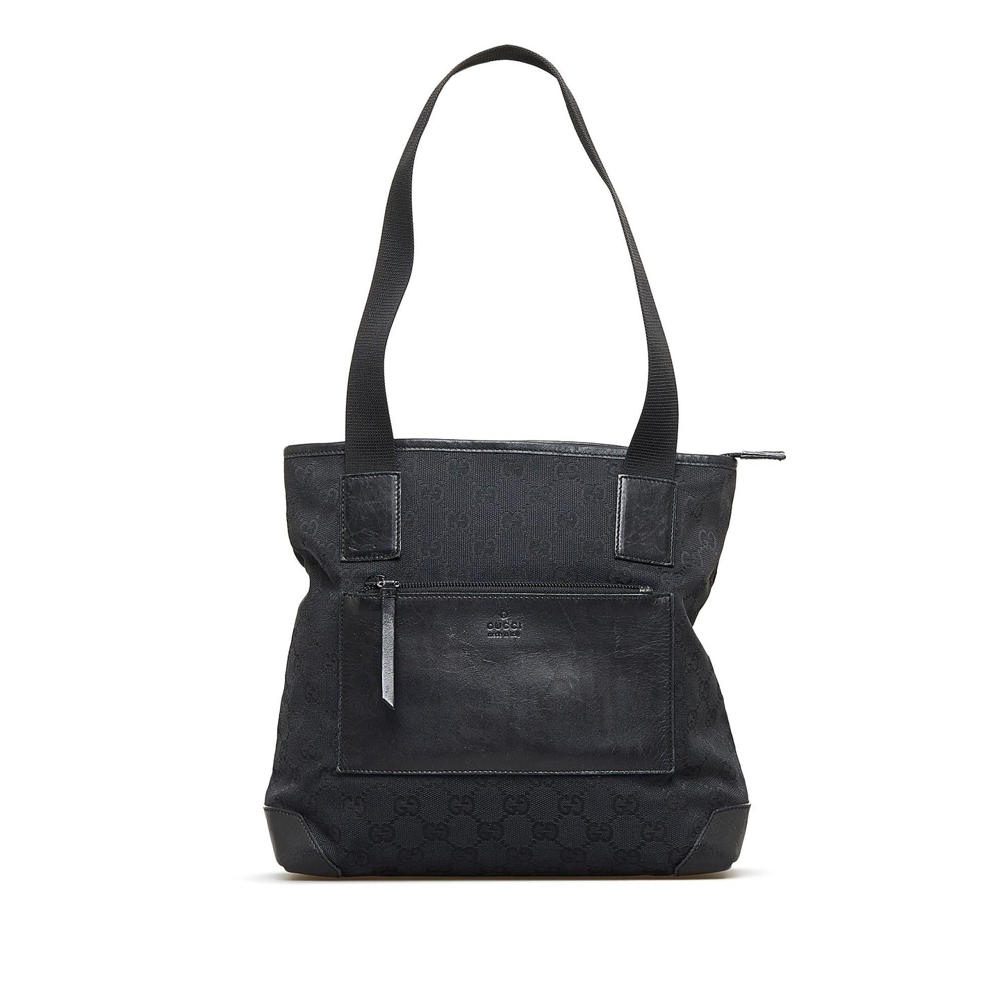 Gucci GG SHG-953KOq Canvas Black Tote Bag