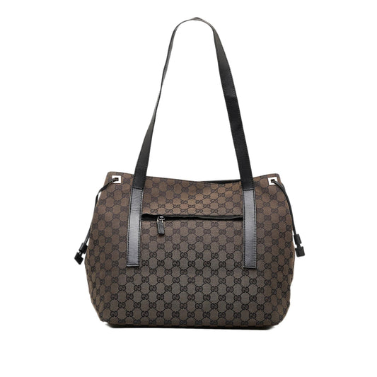 Gucci GG SHG-x7xzuu Canvas Brown Tote Bag