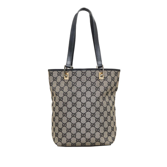 Gucci GG SHG-1zuEBO Canvas Brown Tote Bag