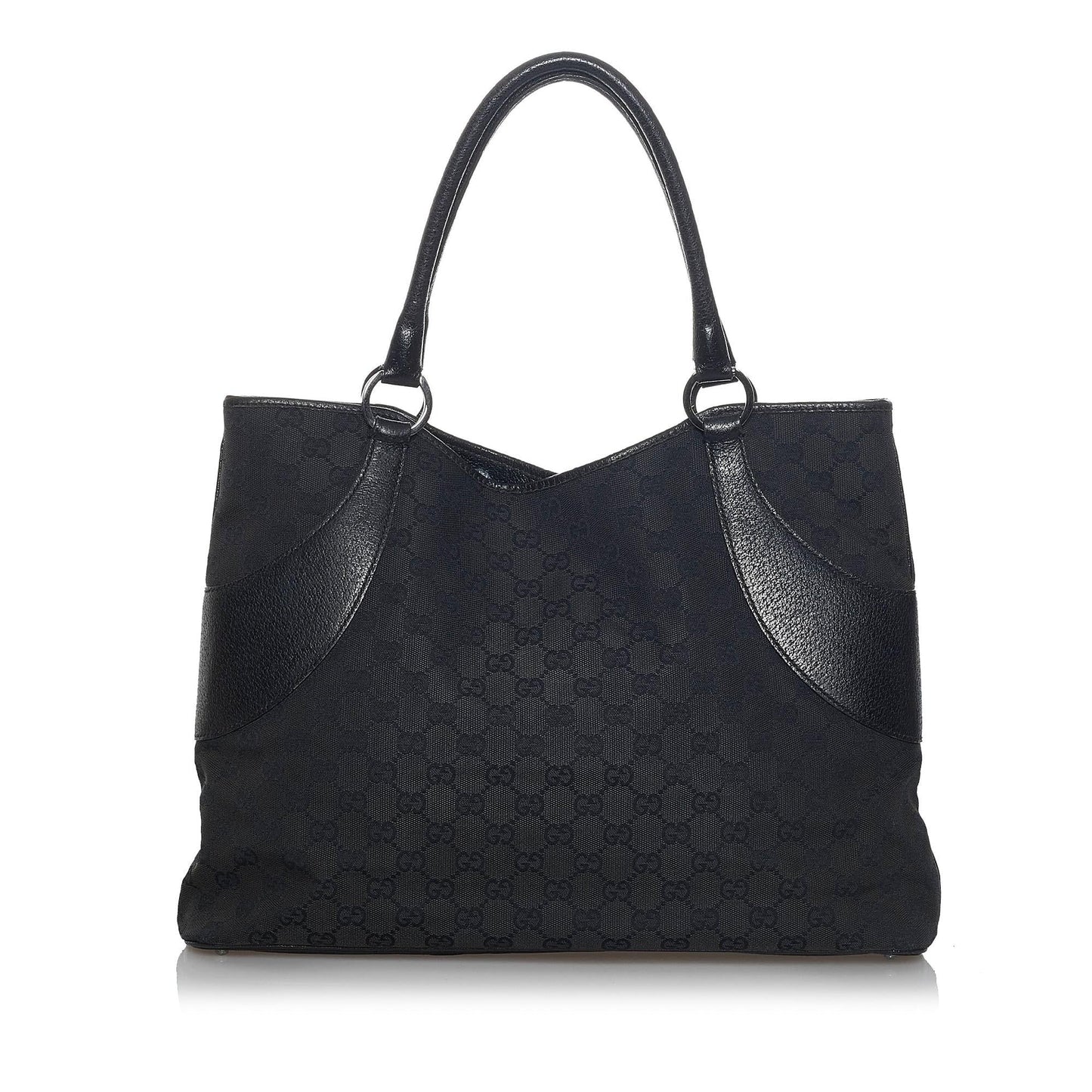 Gucci GG SHG Canvas Black Tote Bag Tote Shg