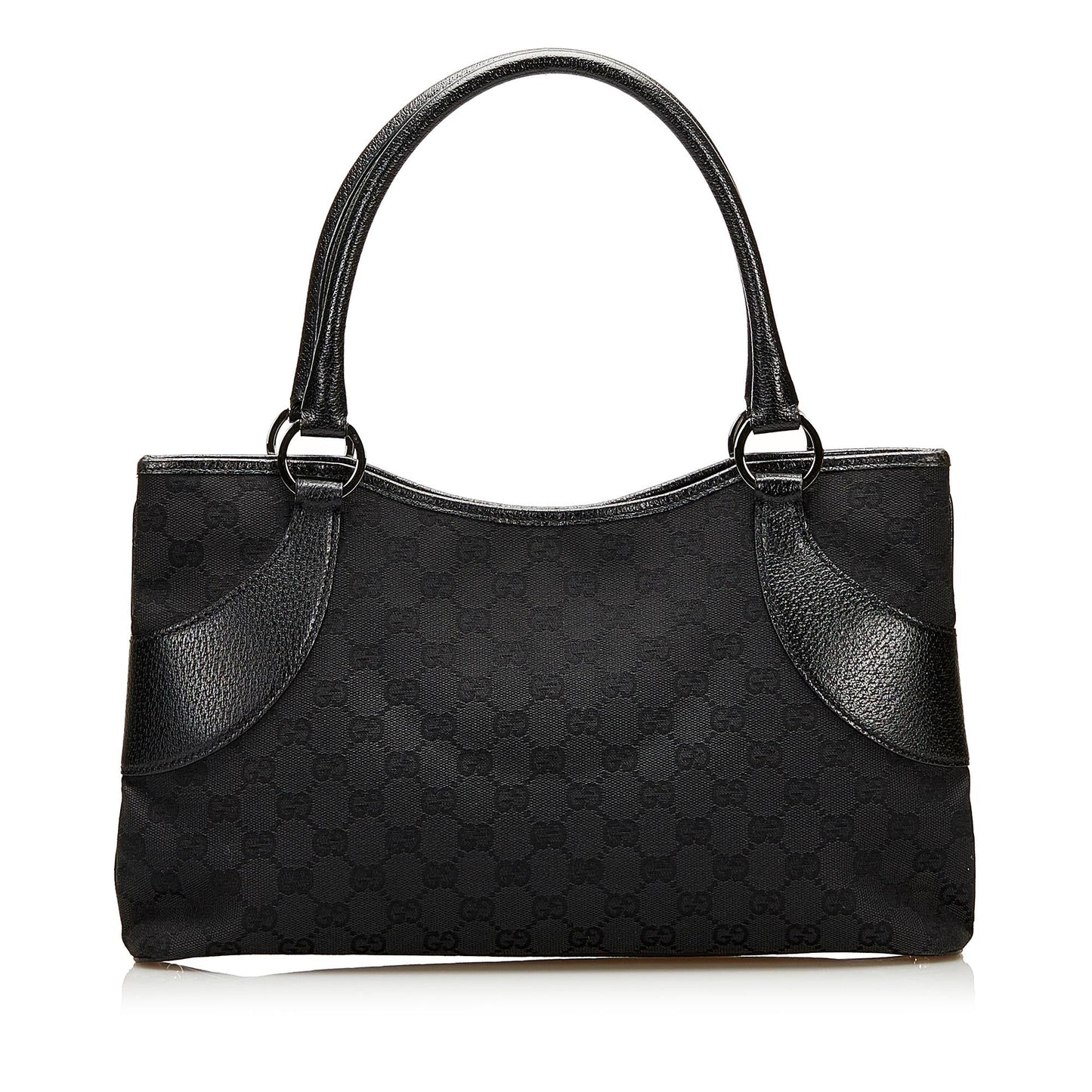 Gucci GG SHG Canvas Black Tote Bag 9