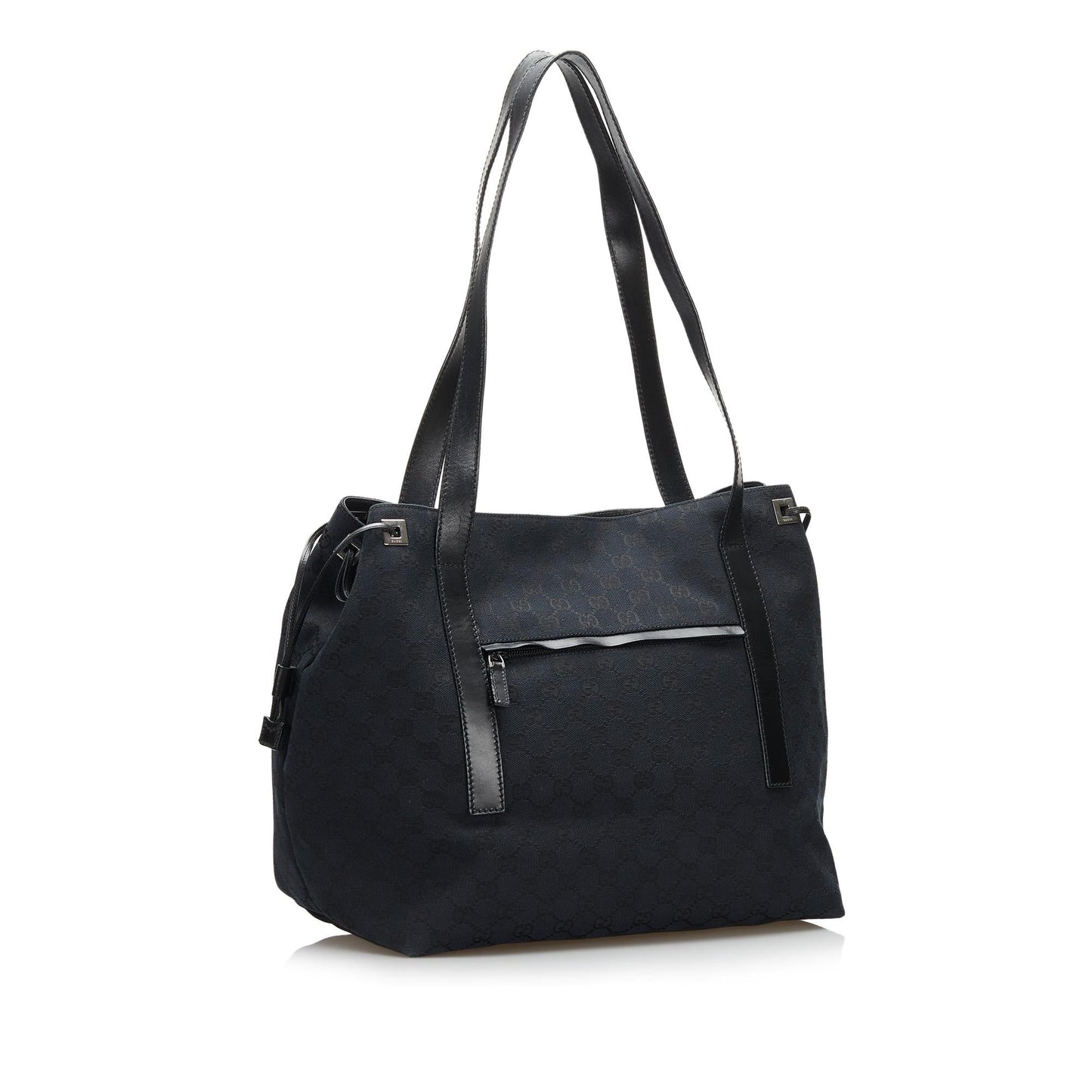 Gucci GG SHG-CiJenh Canvas Blue Tote Bag