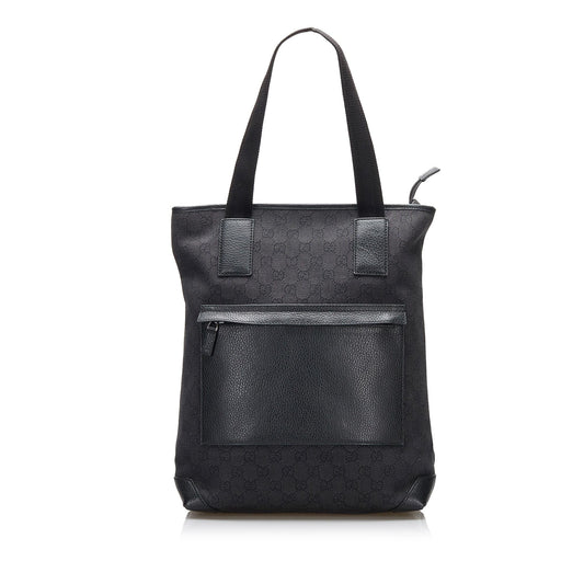 Gucci GG SHG-ysZlfc Canvas Black Tote Bag