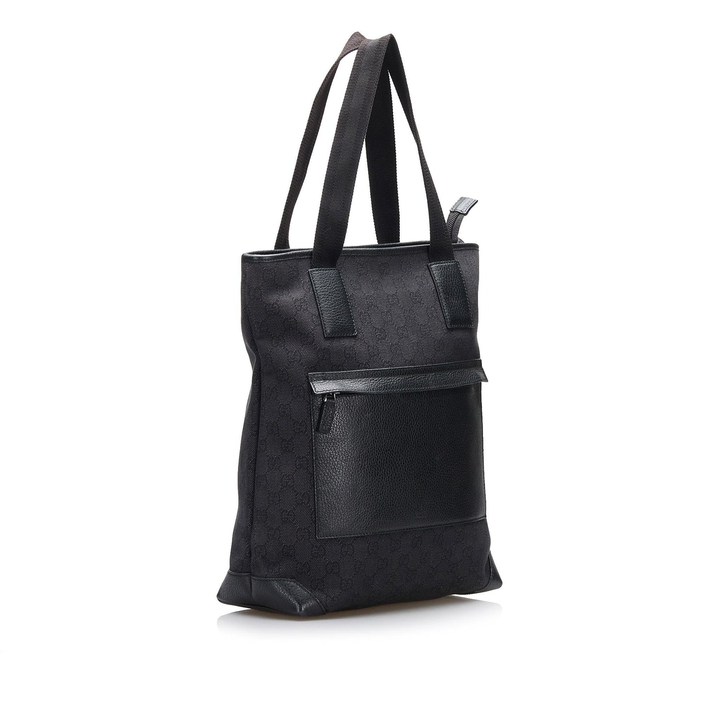 Gucci GG SHG-ysZlfc Canvas Black Tote Bag