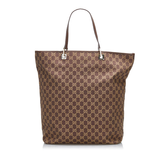 Gucci GG SHG-mpK8cX Canvas Brown Tote Bag